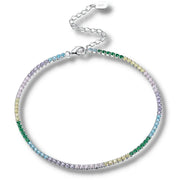 925 Sterling Silver Anklet - Bohemian