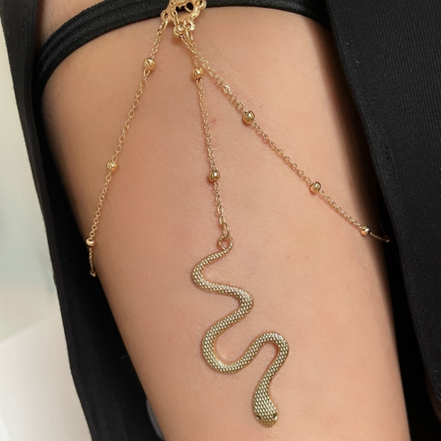 luxury-thigh-jewelry-snake-chain