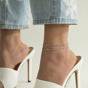 chic-foot-jewelry-double-silver-anklets