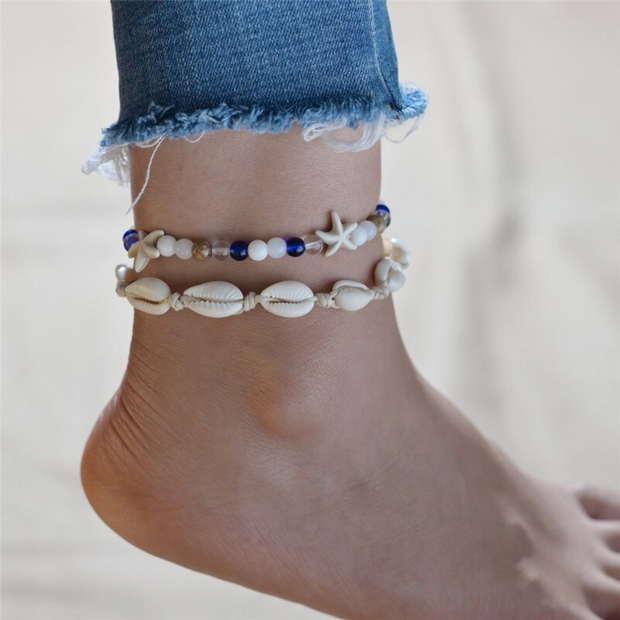 shell-ankle-bracelet-2-pieces