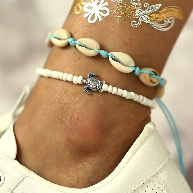 shell-turtle-anklet-2-pieces