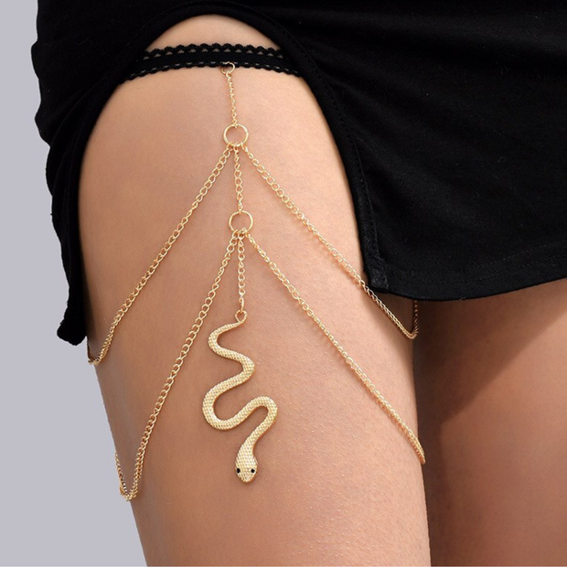 gold-snake-thigh-chain