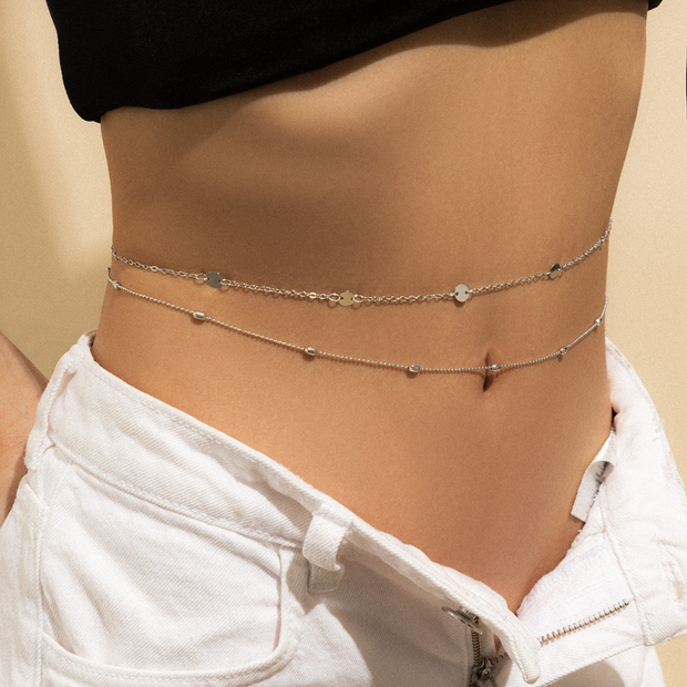 sexy-silver-belly-chain-2-pieces