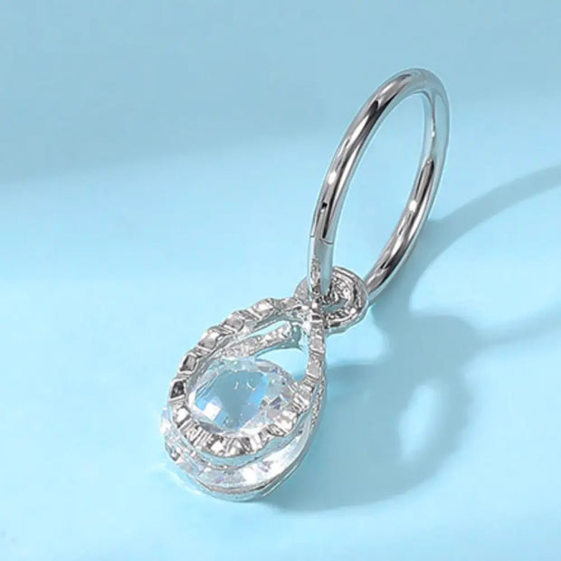 Clitoris Piercing - Diamond Ring Pendant
