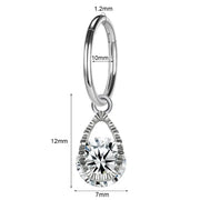 Clitoris Piercing - Diamond Ring Pendant