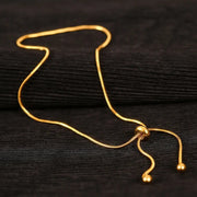 Gold Anklet - Twine