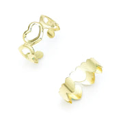 Gold-Plated Toe Rings x2 Pieces