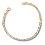Gold Strass Anklet Chain