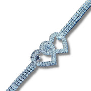 Silver Diamonds Anklet Chain - So Love