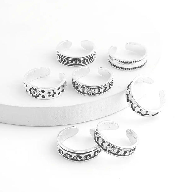 Silver Foot Ring - x7 Pieces