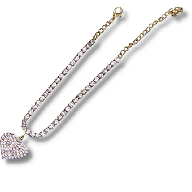 Women's Gold Anklet - Diamonds