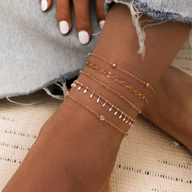 anklet-stainless-steel-gold-5-pieces
